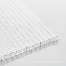 UV Resistant Plastic Translucent Roof Panel Polycarbonate Hollow Sheet
